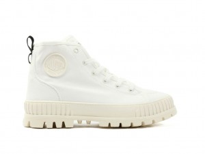 Botas Palladium Pallashock Organic 2 Niños Blancas | ZJ0193246