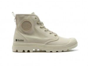Botas Palladium Pampa Hi Zip Organic Niños Sahara | JI9078546