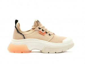 Zapatillas Palladium Pallawave Lo Metro Mujer Beige | PS7586329